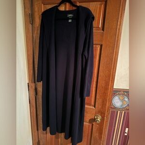 Navy blue Ralph Lauren long open cardigan